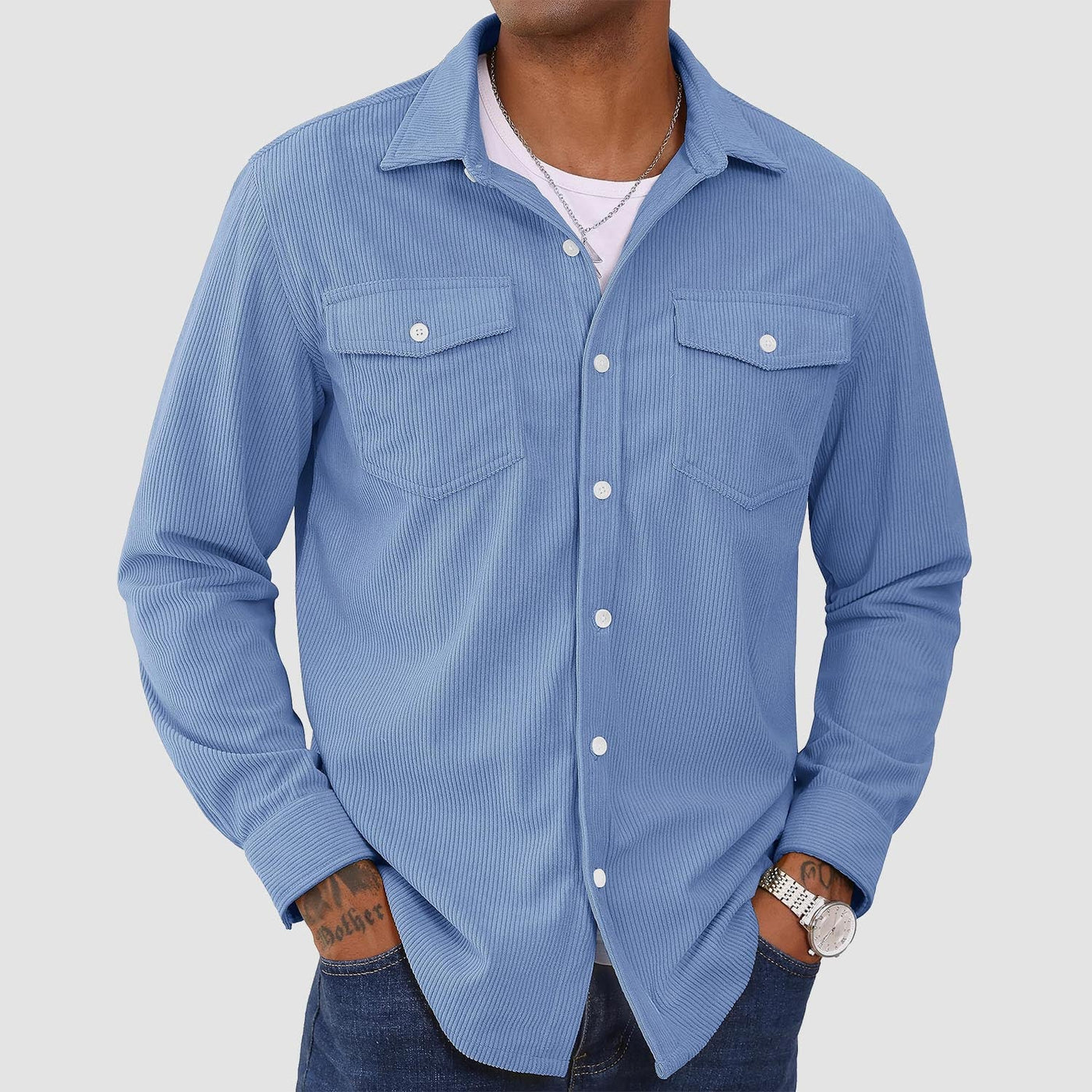 Men's Corduroy Shirt Jacket
