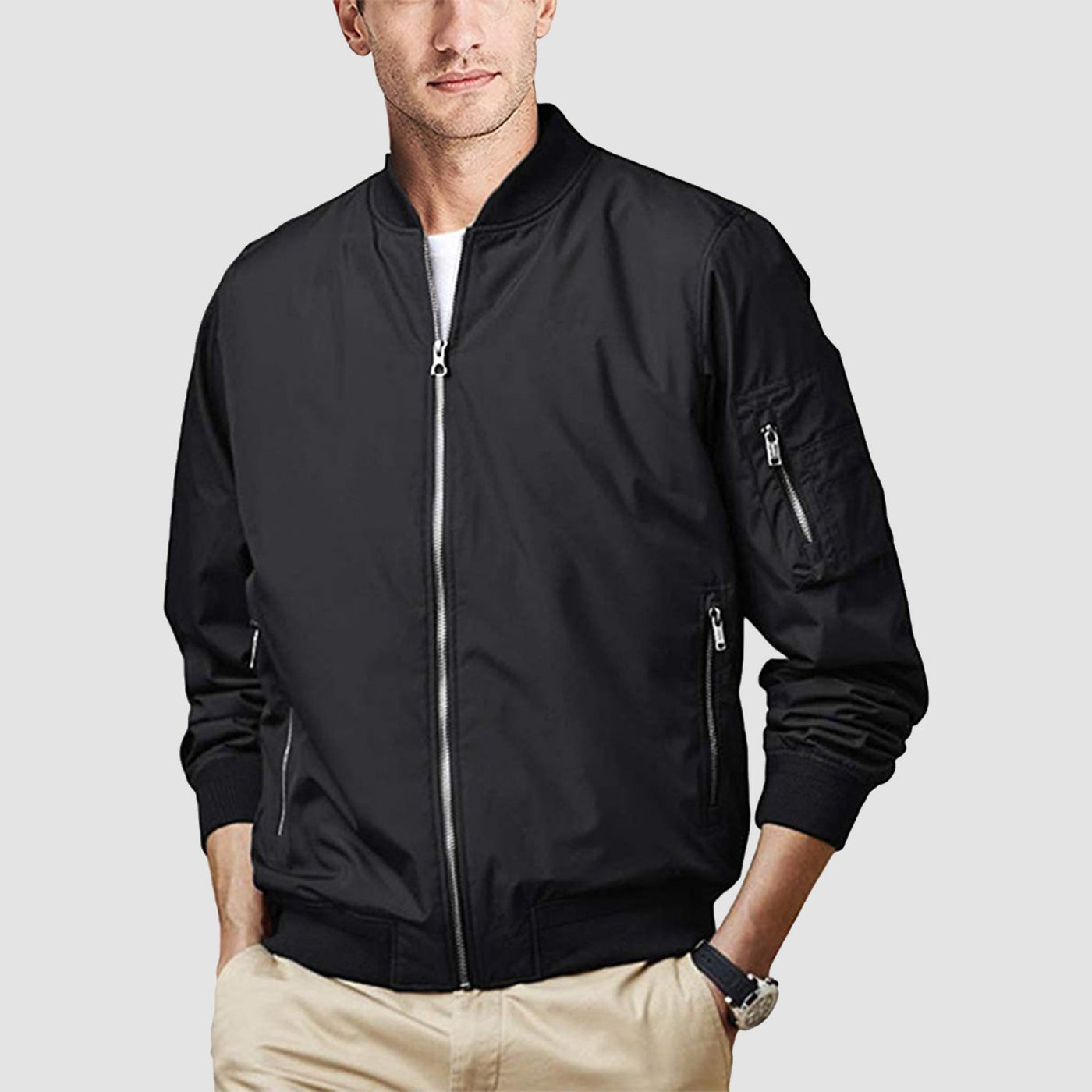 Men's Lightweight Bomber Jacket