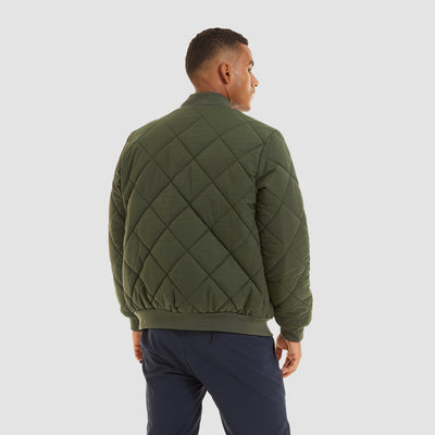 Men's Quilted Bomber Jacket