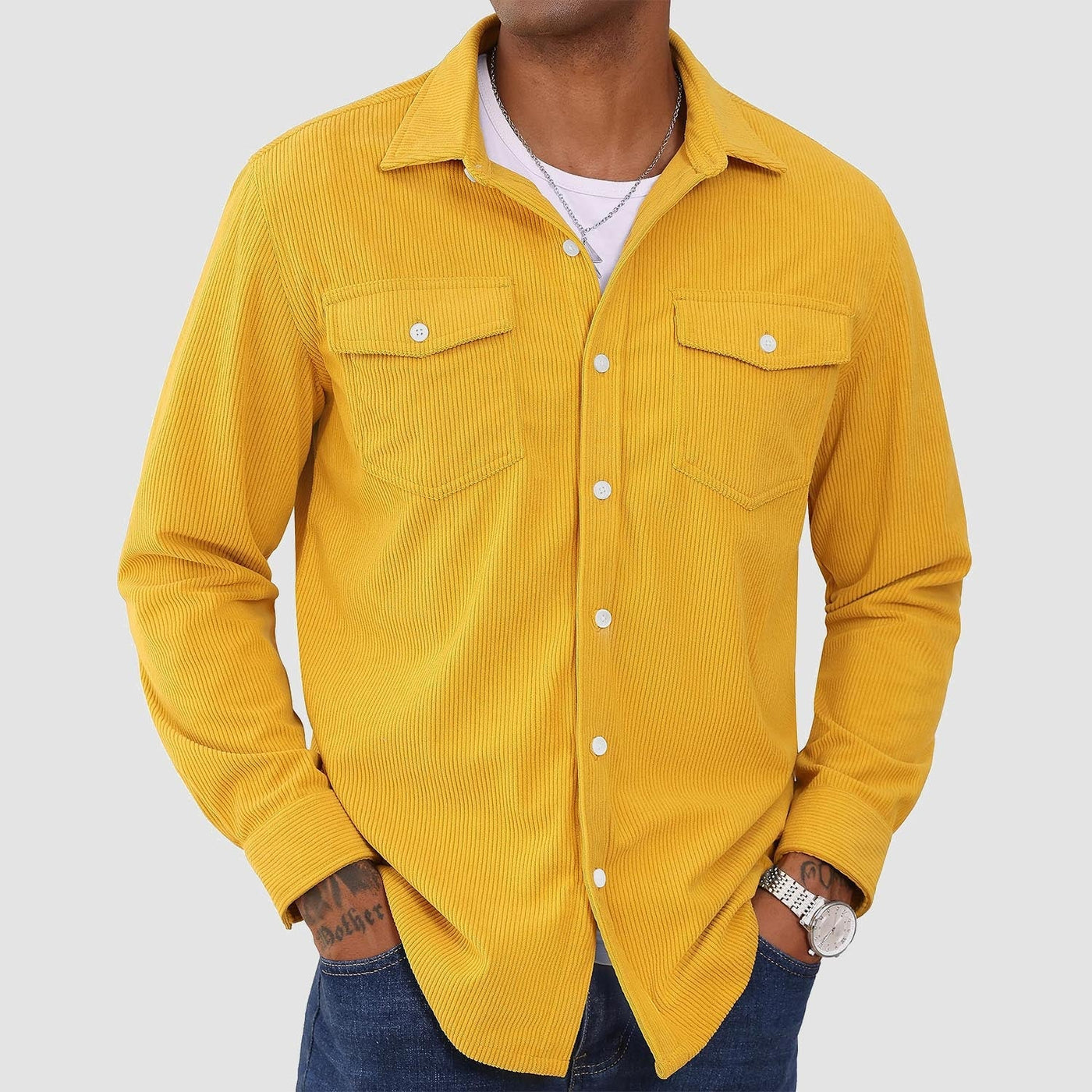 Men's Corduroy Shirt Jacket